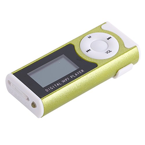 9401492742835 - EDAL 1.3 MINI USB TELA LCD CLIPE MP3 MEDIA PLAYER SUPPORT 16 GB MICRO SD TF GREEN