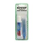 0094187018385 - CREST TOOTHPASTE WITH TRAVEL TOOTHBRUSH 1 KIT