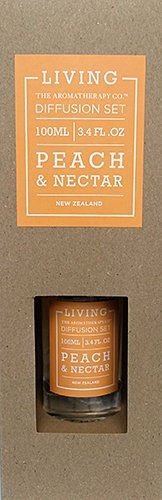 9420005345509 - THE AROMATHERAPY COMPANY PEACH AND NECTAR 3.4 FL.OZ. DIFFUSER SET FROM NEW ZEALAND