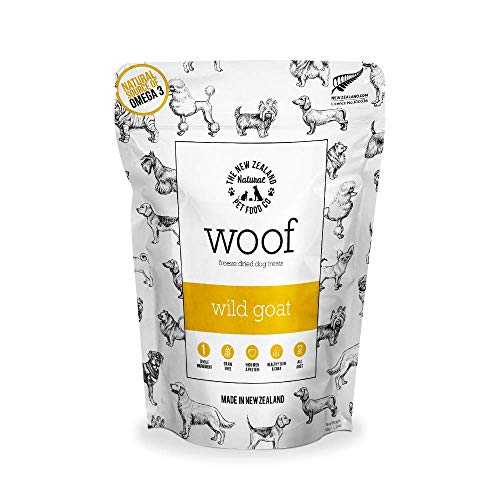 9421904644410 - THE NEW ZEALAND NATURAL PET FOOD CO. WOOF WILD GOAT FREEZE DRIED TREAT 1.76OZ