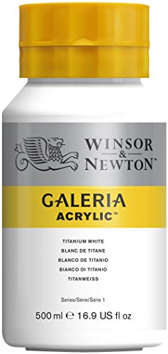0094376914856 - WINSOR & NEWTON GALERIA ACRYLIC COLOR TUBE, 500ML, TITANIUM WHITE