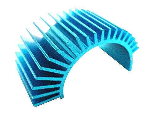 0094393426783 - BLUE ALUMINUM ELECTRIC MOTOR HEAT SINK FOR COOLING 540 / 550 MOTORS - APEX RC PRODUCTS #8040