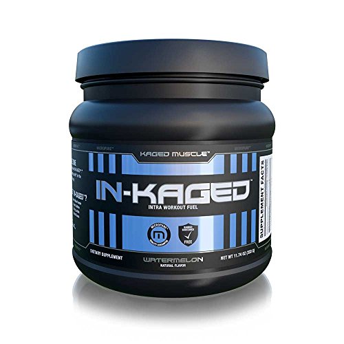 0094393450627 - KAGED MUSCLE IN-KAGED PREMIUM BCAA INTRA-WORKOUT POWDER, 338 GRAMS, 20 SERVINGS, CHERRY LEMONADE