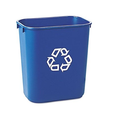 9456741920021 - RUBBERMAID COMMERCIAL FG2955-73 PLASTIC DESKSIDE RECYCLING CONTAINER, SMALL,3.4