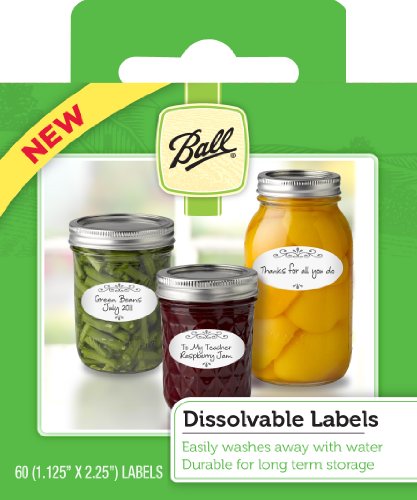 9456741921110 - BALL DISSOLVABLE LABELS - (SET OF 60) (BY JARDEN HOME BRANDS)