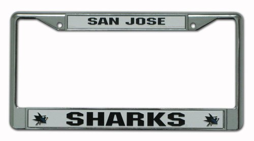 0094746012557 - NHL SAN JOSE SHARKS CHROME PLATE FRAME