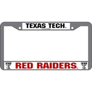 0094746300814 - NCAA TEXAS TECH RED RAIDERS CHROME PLATE FRAME