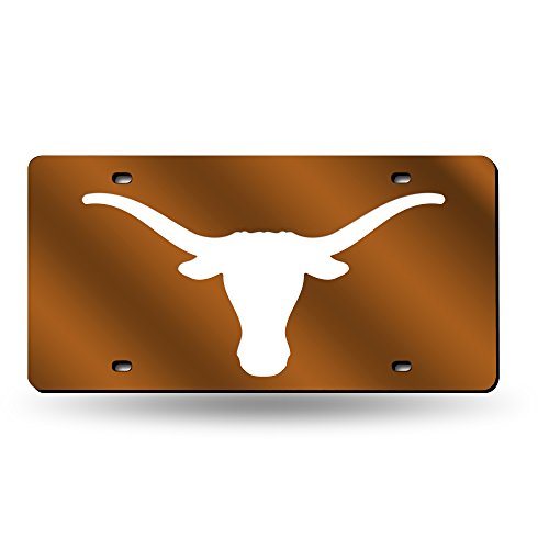 0094746536077 - TEXAS LONGHORNS OFFICIAL NCAA 12 INCH X 6 INCH PLASTIC LICENSE PLATE BY RICO INDUSTRIES 536077