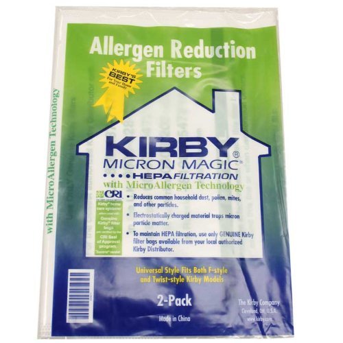 0094922054265 - KIRBY STYLE F ALLERGEN REDUCTION BAGS 2 PER PACK 205808