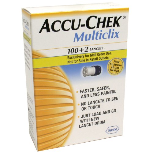 0094922273468 - ACCU-CHEK MULTICLIX LANCETS, 102-COUNT BOXES (PACK OF 2)