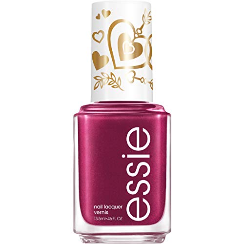 0095008044934 - ESSIE NAIL POLISH, LIMITED EDITION VALENTINES DAY COLLECTION, PLUM NAIL COLOR WITH A SHIMMER FINISH, LOVE IS IN THE AIR, 0.46 FLUID_OUNCES