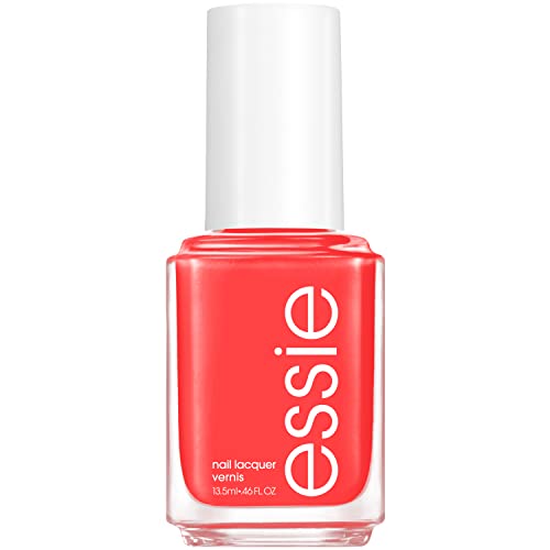 0095008055473 - ESSIE NAIL POLISH, HANDMADE WITH LOVE, HANDMADE WITH LOVE COLLECTION, CORAL RED, 8-FREE VEGAN, 0.46 FL OZ