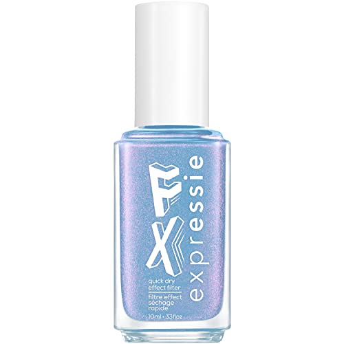 0095008058696 - ESSIE EXPRESSIE FX QUICK-DRY VEGAN NAIL POLISH, IMMATERIAL FROST, FROSTY BLUE, 0.33 OUNCE