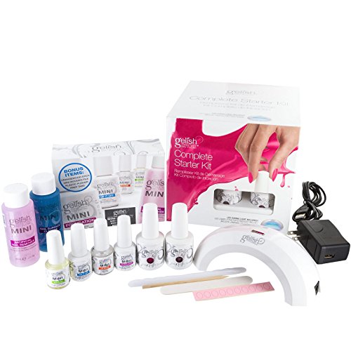 0095225273506 - GELISH HARMONY COMPLETE STARTER KIT - LED GEL POLISH KIT - LIMITED W/ FREE MINI PRO 45 LED CURING LIGHT + 2 COLORS JUNE BRIDE & GOSSIP GIRL BY HAND & NAIL HARMONY