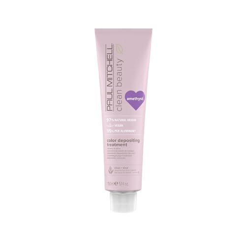 0009531136479 - PAUL MITCHELL CLEAN BEAUTY COLOR-DEPOSITING TREATMENT, FOR REFRESHING + PROTECTING COLOR-TREATED HAIR 5.1 OZ, AMETHYST
