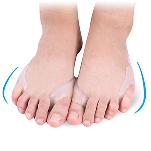 9552636954758 - WEALAKE SOFT SILICONE DOUBLE BUNION TOE SLING METATARSAL CUSHION,BUNION CORRECTOR AND BUNION RELIEF IN TAILORS BUNION, BIG TOE JOINT, PINKY TOE GUARD,BEST DESIGN