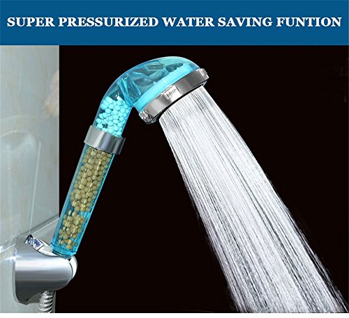 9553902111059 - KESYNO FILTER SHOWER HEAD PLUS IONIC 30% WATER SAVING HANDHELD SHOWERHEAD WITH 200% TURBOCHARGED PRESSURE AND ENERGY BALL FILTRATION FOR FIXING DRY SKIN & HAIR