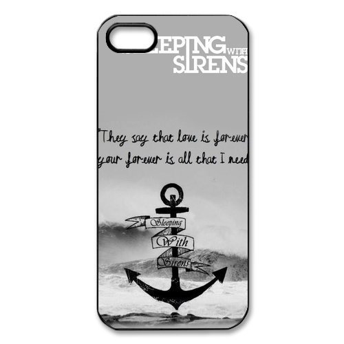 9554143889431 - GENERIC POST-HARDCORE BAND SLEEPING WITH SIRENS DURABLE BACK CASE FOR IPHONE SE