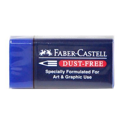 9556089005258 - 24 X FABER CASTELL ERASER - DUST FREE (SPECIALLY FORMULATED FOR ART & GRAPHIC USE)