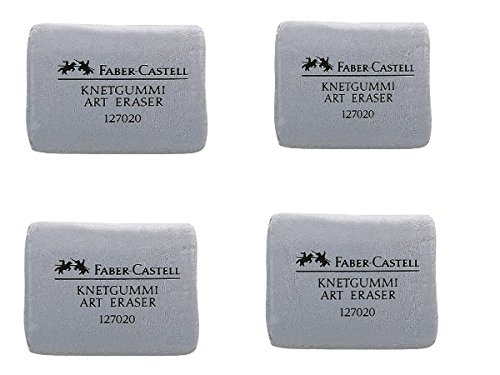 9556089720182 - FABER- CASTELL GREY KNEADED PROFESSIONAL ARTIST QUALITY ERASERS? BULK BUY QUANTITY 4 ERASERS PER ORDER