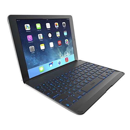 0957754235779 - ZAGG COVER, BACKLIT, HINGED, BLUETOOTH KEYBOARD FOR IPAD AIR1 - BLACK