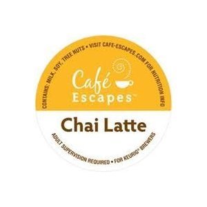 9580132148111 - CAFE ESCAPES CHAI LATTE SPECIALTY TEA * 2 BOXES OF 24 K-CUPS *