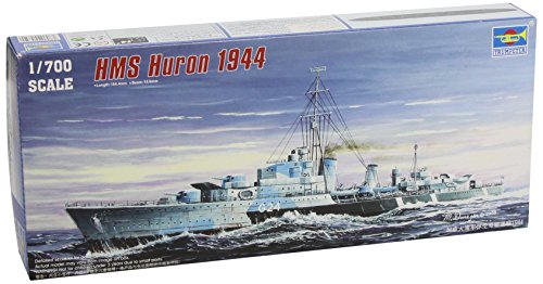 9580208057590 - TRUMPETER 1/700 HMCS HURON (G24) BRITISH TRIBAL CLASS DESTROYER 1944 MODEL KIT
