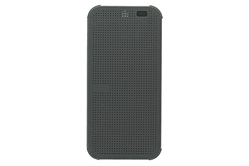 9585800093724 - HTC DOT VIEW CASE FOR HTC ONE (M8) - RETAIL PACKAGING (D-GRAY)