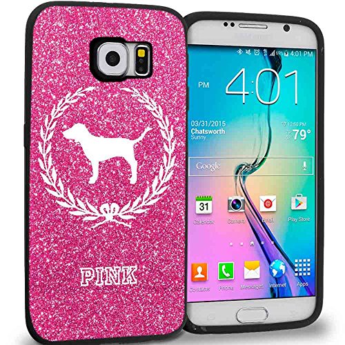 9600678643373 - LOVE PINK VS WALLPAPER VICTORIA SECRET FOR IPHONE AND SAMSUNG GALAXY CASE (SAMSUNG GALAXY S6 BLACK)