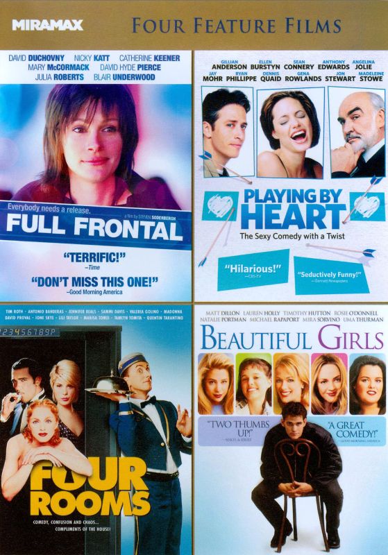 0096009722692 - MIRAMAX 4 SEXY FILMS FULL FRONTAL FOUR ROOMS BEAUTIFUL GIRLS PLAYING HEART