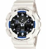 0961613300478 - CASIO G-SHOCK GA100B-7A BIG CASE LIMITED EDITION WHITE MEN'S WATCH