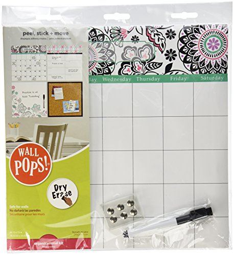 9623882935218 - WALL POPS WPE0755 WPE0755 FLORAL MEDLEY ORGANIZER KIT WALL DECALS