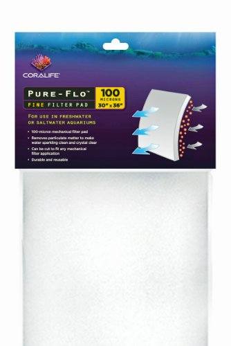 0096316012196 - CORALIFE PURE FLO FILTER PAD 30 X 36 IN