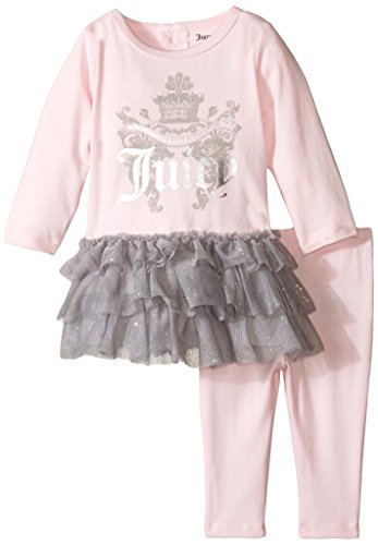0096413498084 - JUICY COUTURE BABY-GIRLS NEWBORN TUNIC AND LEGGINGS, PINK, 0/3 MONTHS