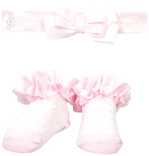 0096413731938 - JUICY COUTURE BABY-GIRLS NEWBORN SET WITH HEADBAND AND SOCKS, MULTI, ONE SIZE