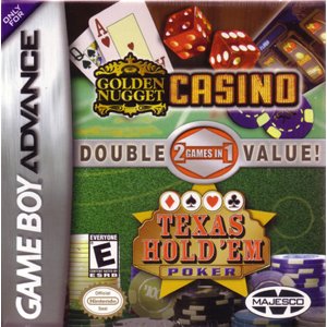 0096427014362 - GOLDEN NUGGET CASINO/TEXAS HOLD'EM 2 GAMES IN 1 GAMEBOY ADVANCE FACTORY SEALED