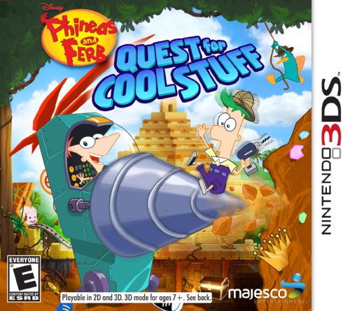 0096427018032 - GAME PHINEAS AND FERB: QUEST FOR COOL STUFF - 3DS