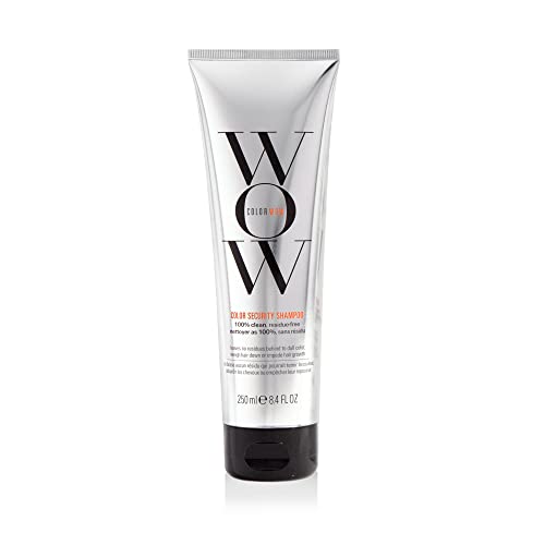9647862546935 - COLOR WOW COLOR SECURITY SHAMPOO – 100% CLEAN, SULFATE FREE, SILICONE FREE; LEAVES NO RESIDUES BEHIND FOR YOUR HEALTHIEST HAIR + SCALP; FOR ALL HAIR TYPES, INCLUDING COLOR TREATED HAIR