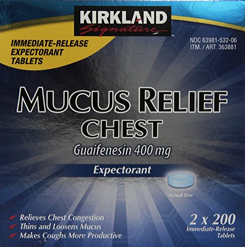 0096619363889 - SIGNATURE MUCUS RELIEF CHEST EXPECTORANT GUAIFENESIN IMMEDIATE-RELEASE TABLETS 400 MG,200 COUNT