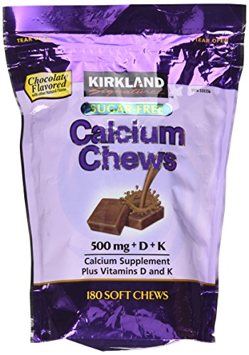 0096619535231 - CALCIUM CHEWS WITH VITAMIN D AND VITAMIN K SUGAR FREE 500 MG,1 COUNT