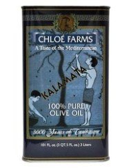 0096749200368 - CHLOE FARMS 100% PURE KALAMATA OLIVE OIL TIN