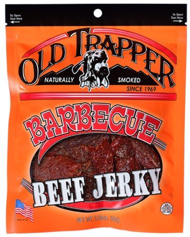 0096802627651 - OLD TRAPPER BEEF JERKY 3.25 OZ BAGS 4 COUNT (BBQ)