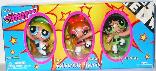 0096882911169 - POWER PUFF GIRLS SET OF 3 BOXED PVC FIGURES