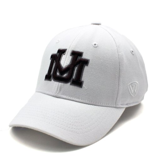 0096962458058 - TOP OF THE WORLD NCAA-SMALL SCHOOLS- PREMIUM COLLECTION ADULT ONE FIT HAT-SIZE-ONEFIT-MONTANA GRIZZLIES