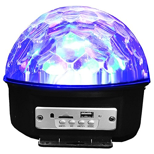 0096962671884 - LED DISCO LIGHT - BLUETOOTH - USB - INTERNAL SPEAKERS - PLAY MUSIC AND WATCH YOUR ROOM LIGHT UP.