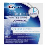 0097012681846 - 3D WHITE 2-HR EXPRESS WHITESTRIPS DENTAL WHITENING KIT