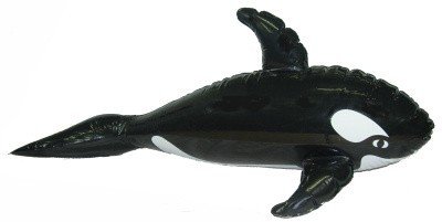 0097138668202 - 1X KILLER WHALE SHAMU FISH SEA ANIMAL INFLATABLE TOY BLOW UP PARTY FAVOR DECOR 36