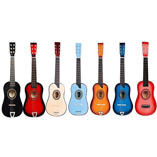 0097138698278 - 23 6-STRING ACOUSTIC GUITAR - KIDS EDUCATIONAL TOY - ASSORTED COLORS
