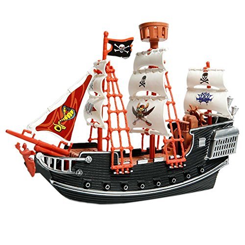 0097138824042 - DELUXE DETAILED TOY PIRATE SHIP