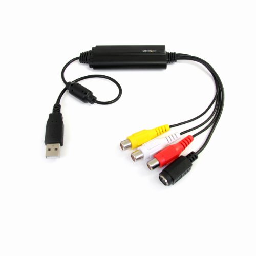 0971472278276 - STARTECH USB S-VIDEO AND COMPOSITE AUDIO CAPTURE CABLE SVID2USB23 - BLACK